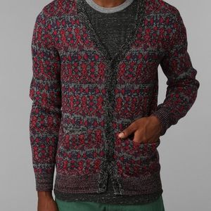 Urban Outfitters Your Neighbors Intarsia Cardigan